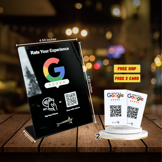 Black Google Stand Free 2 Google Card