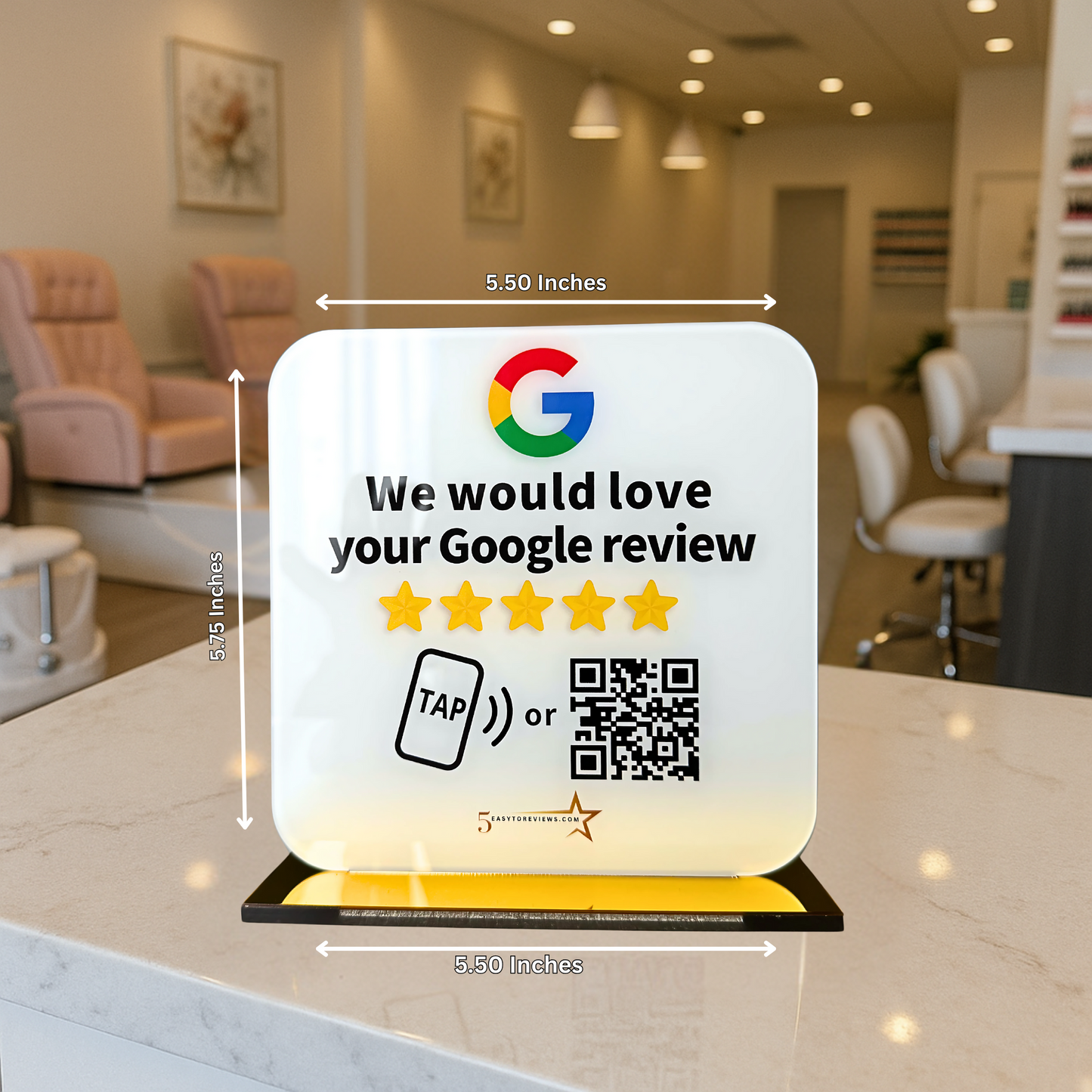 Gold Base Google Stand Free 3 Google Card