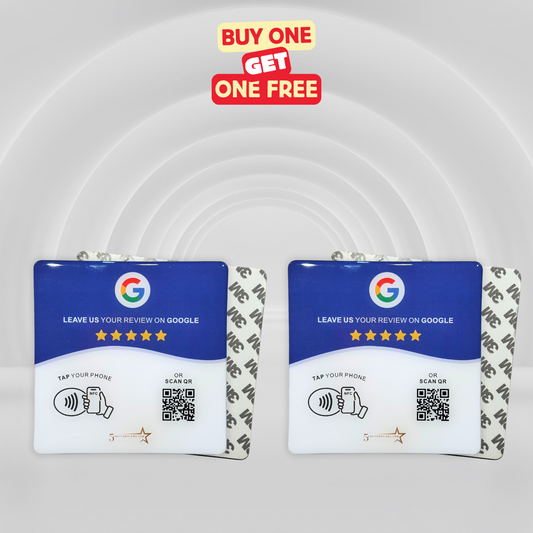 NFC Tap Google Reviews Plate