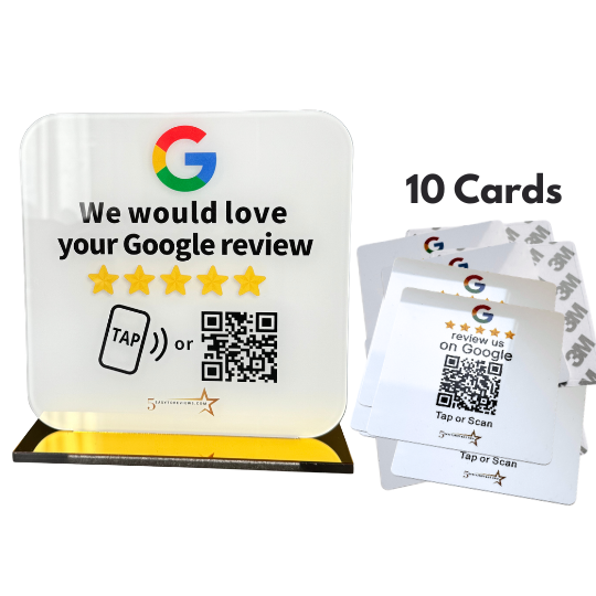 Google Review Stand Bundle + Free Shipping