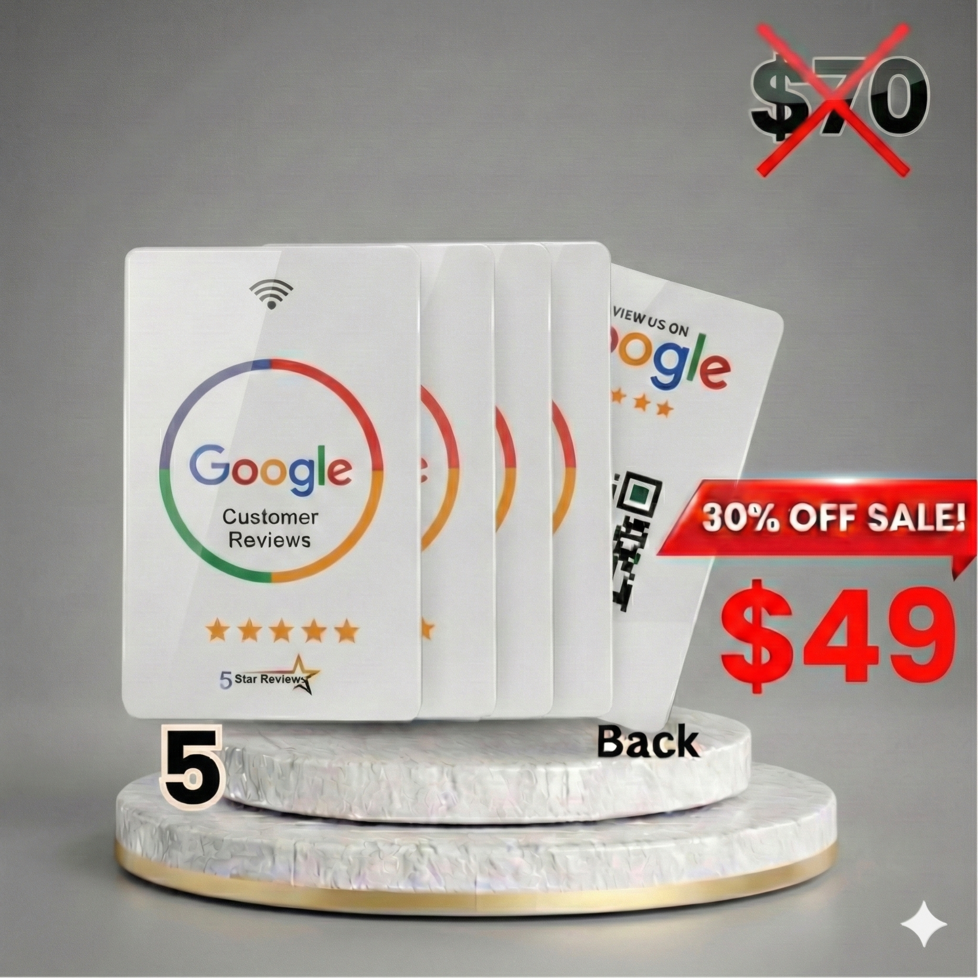 Google My Business NFC card technology for restaurants and local businesses