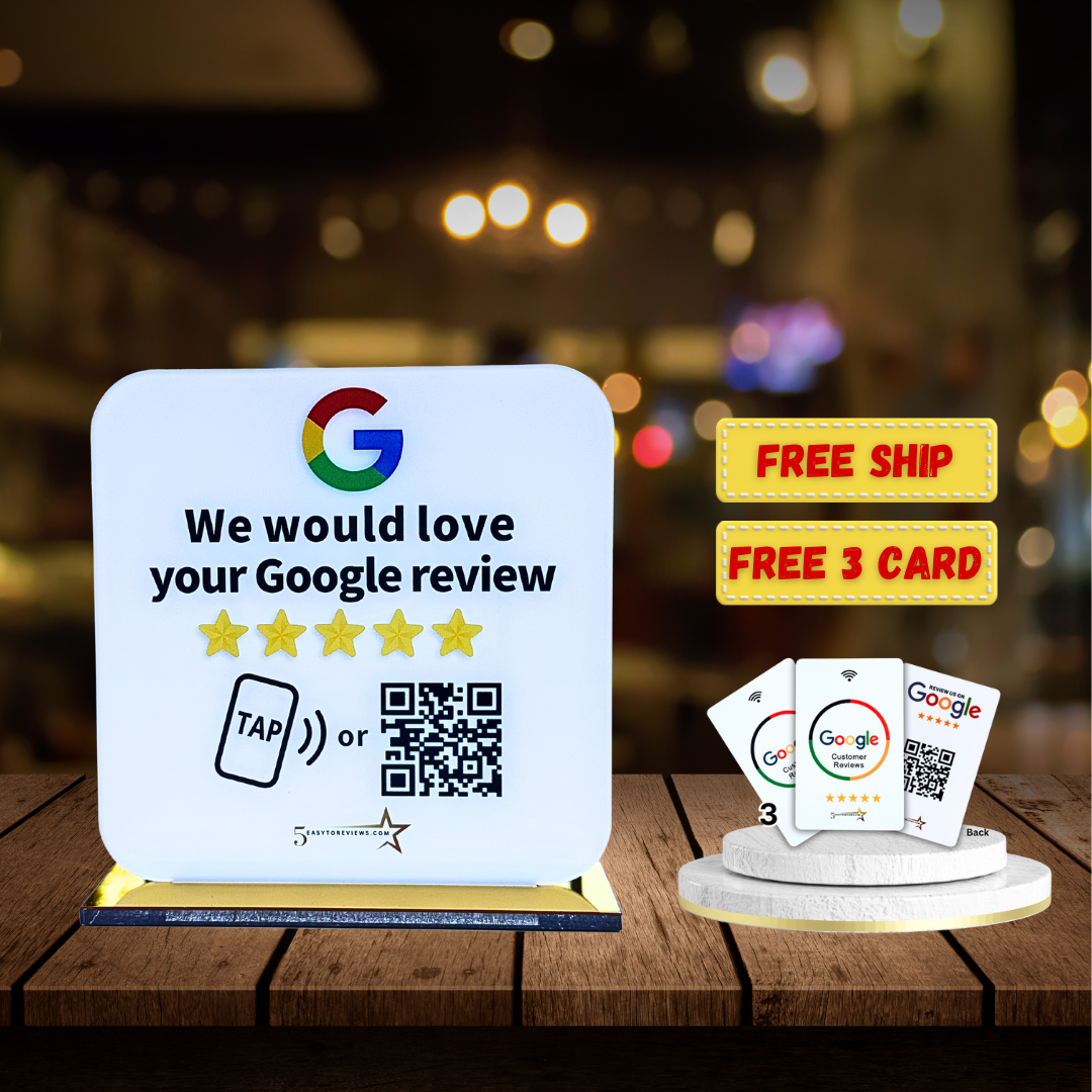Gold Base Google Stand Free 3 Google Card