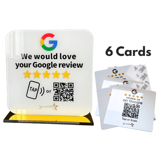 Google Review Stand Bundle + Free Shipping