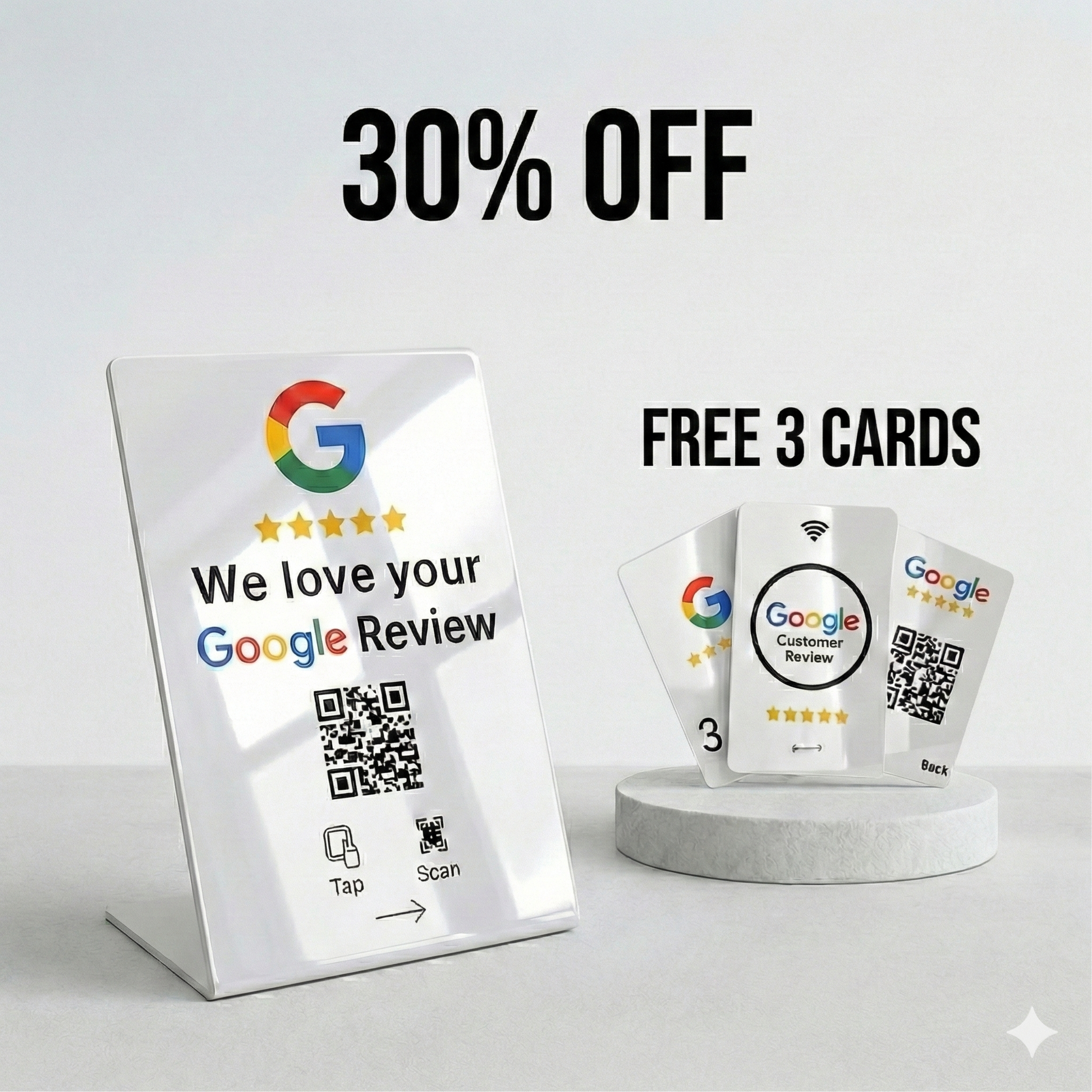 Limited Time Sale Free 3 Card