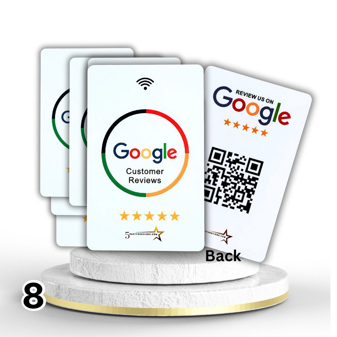 8 Google Reviews Card