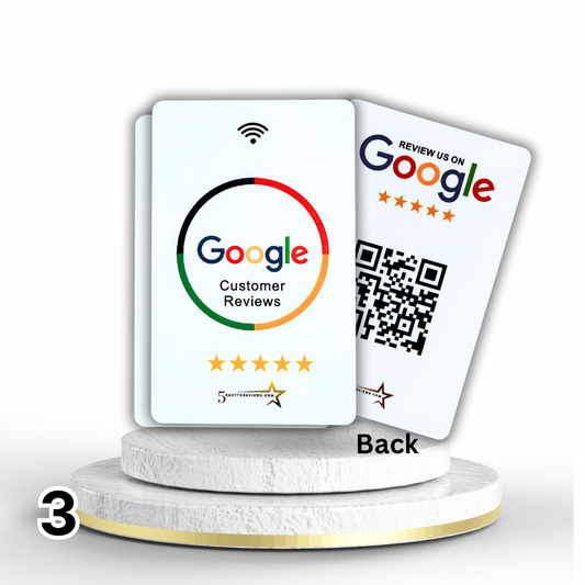 3 Google Reviews Card