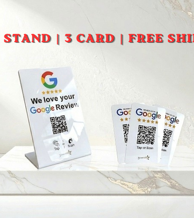 Google Review Stand Bundle + Free Shipping