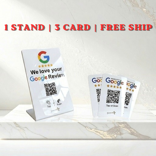 Google Review Stand Bundle + Free Shipping